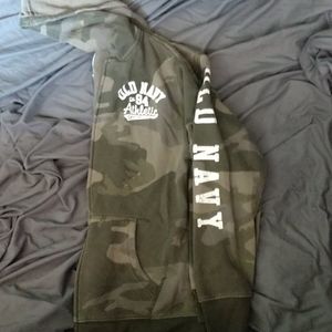 Old Navy camouflage Hoodie Large